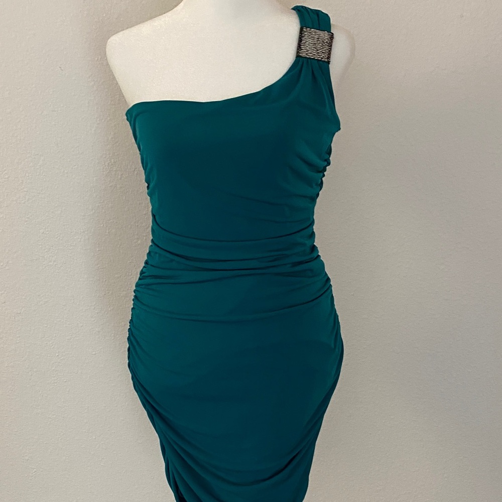One-Shoulder Dress Ruched Dress